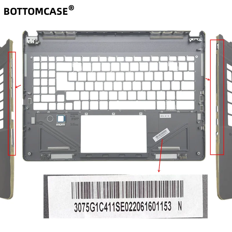 Funda trasera LCD para ordenador portátil MSI Creator Pro HX Studio Z16 MS-15G1, cubierta superior para reposamanos, 3075G1A411