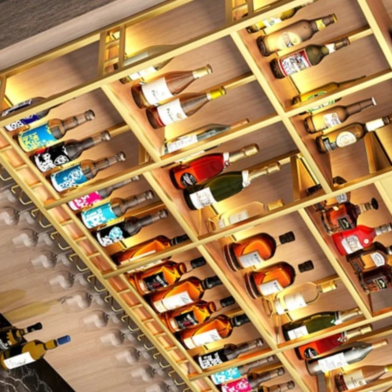 

Single Wine Rack Art Luxury Standing Vintage Nordic Living Room Narrow Standing Cabinet Muebles De Candybar Restaurant Furniture