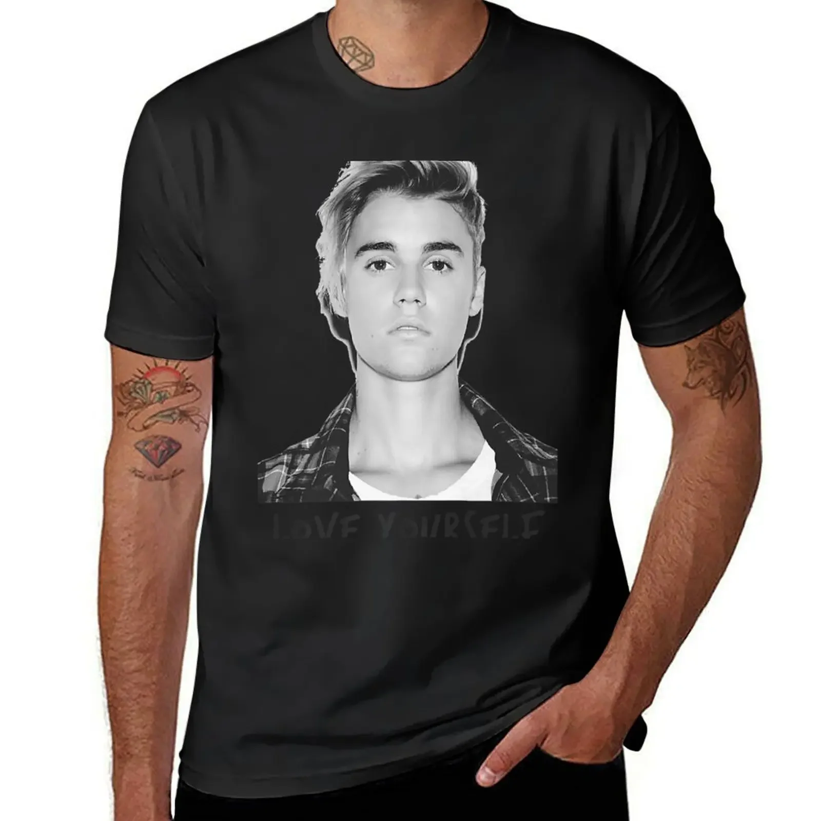

Justin Bieber Official Love Yourself Premium T-Shirt graphic t shirts blacks shirts graphic tees fitted t shirts for men
