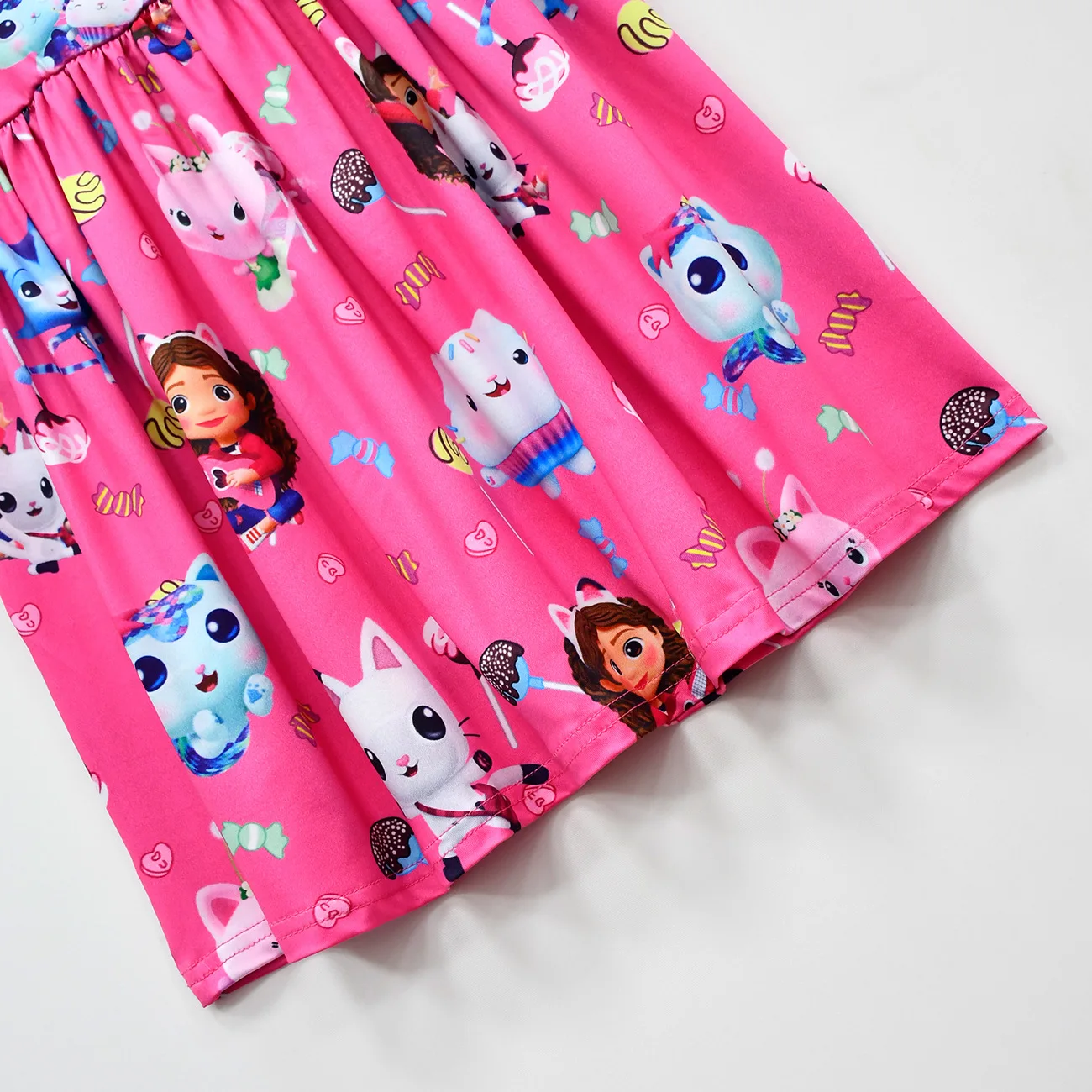 فستان للفتيات الصغيرات فساتين بيت الدمى من غابي الأميرة غابي كات لحفلات أعياد ميلاد الأطفال للفتيات الصغيرات