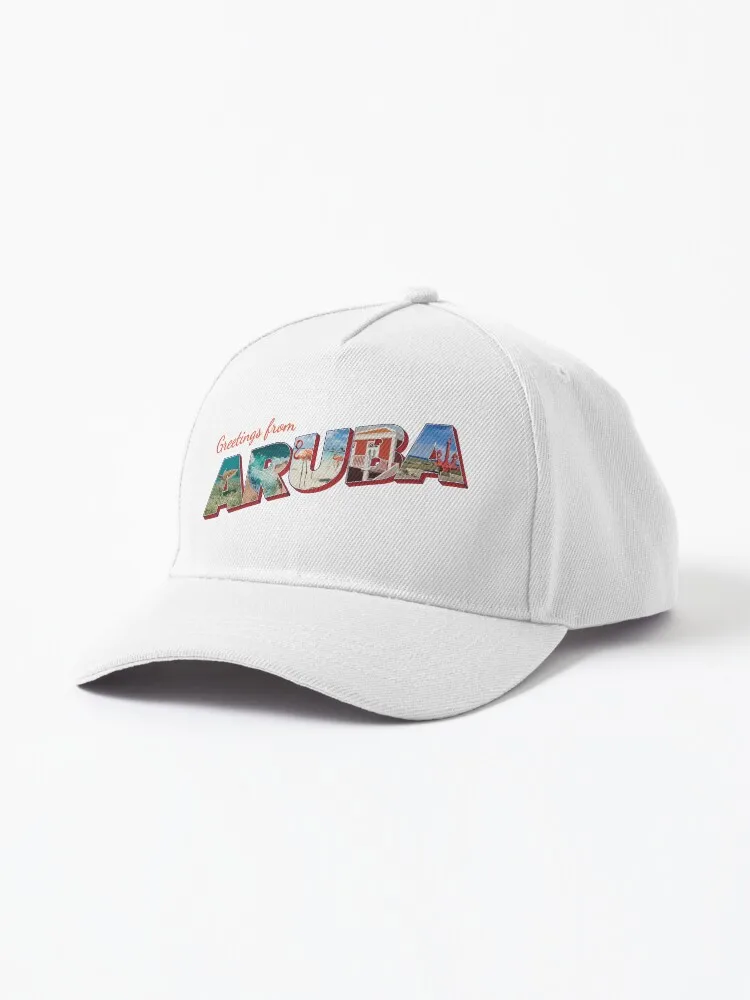 

Greetings From Aruba Vintage Style Retro Souvenir Cap For Men Women Summer Outdoor Sun Baseball Hats New Fashion Hat