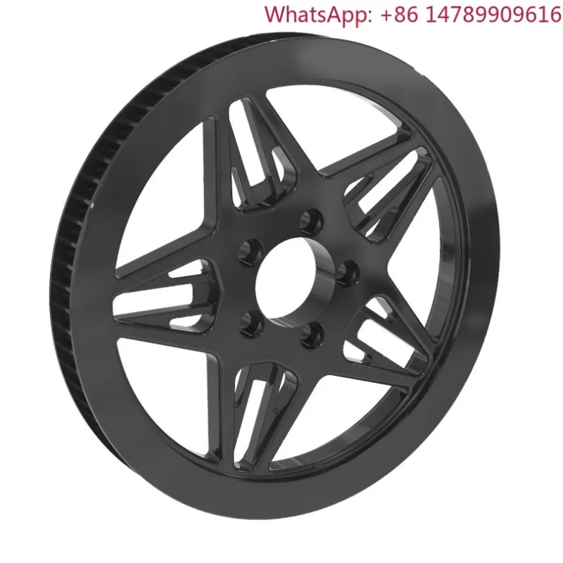 Polea Trasera de Aluminio Universal Personalizable INCA T60-61 CNC para Motocicleta, Compatible con VROD, NIGHT ROD, MUSCLE, SOFTAIL, FAT BOY