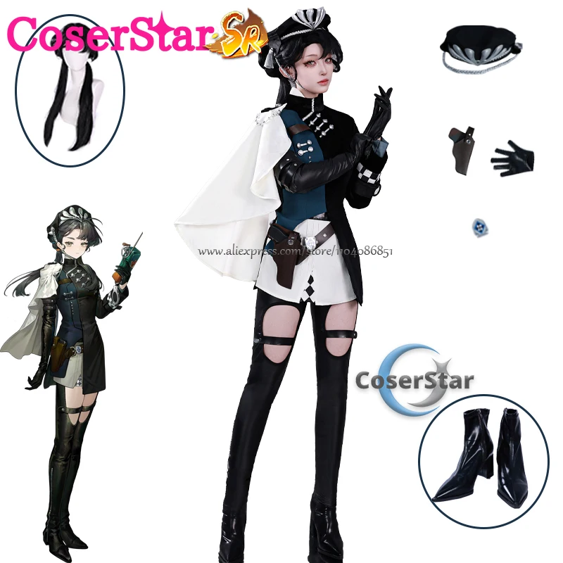 

CoserStar-SR Game Reverse:1999 Liang Yue Cosplay Costume Liang Yue Cosplay Dress Carnival Comic Animation Party Wig Shoes