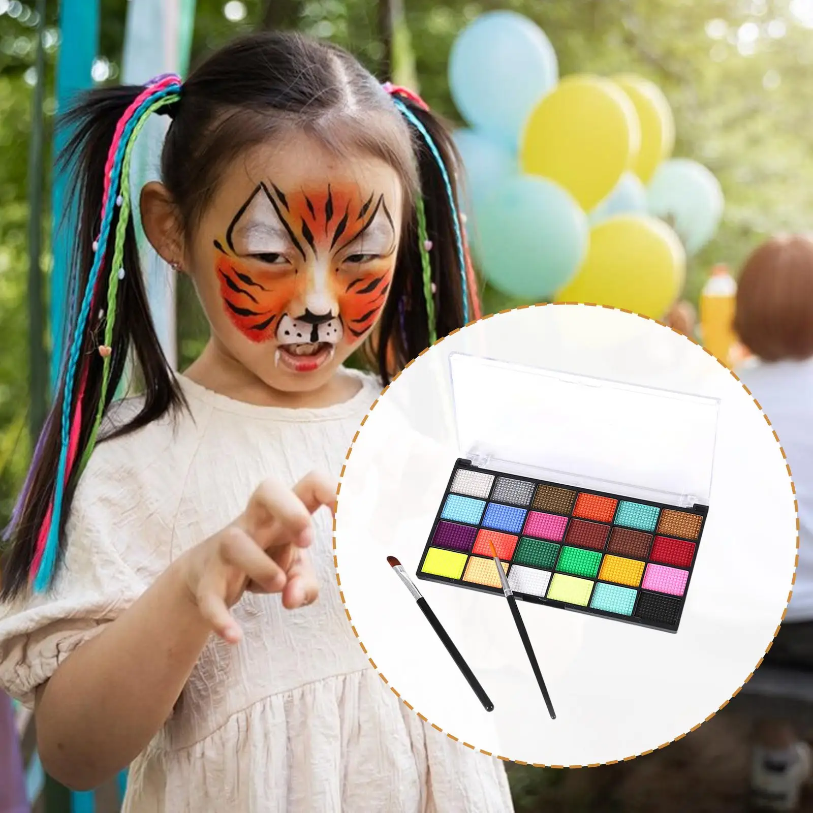 Face Body Paint Set Painting Palette Facepaints per il trucco delle vacanze di Halloween