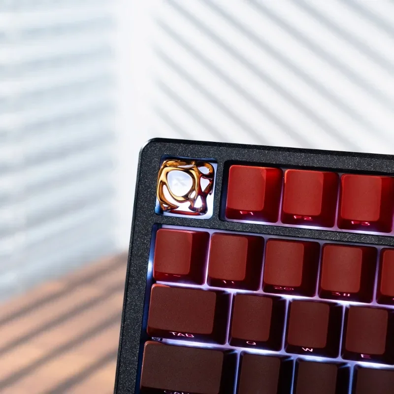 NEW XVX Personalized Creative Keycaps Matte Finish Translucent Metallic Texture Custom Key Caps Mechanical Keyboards Accessories