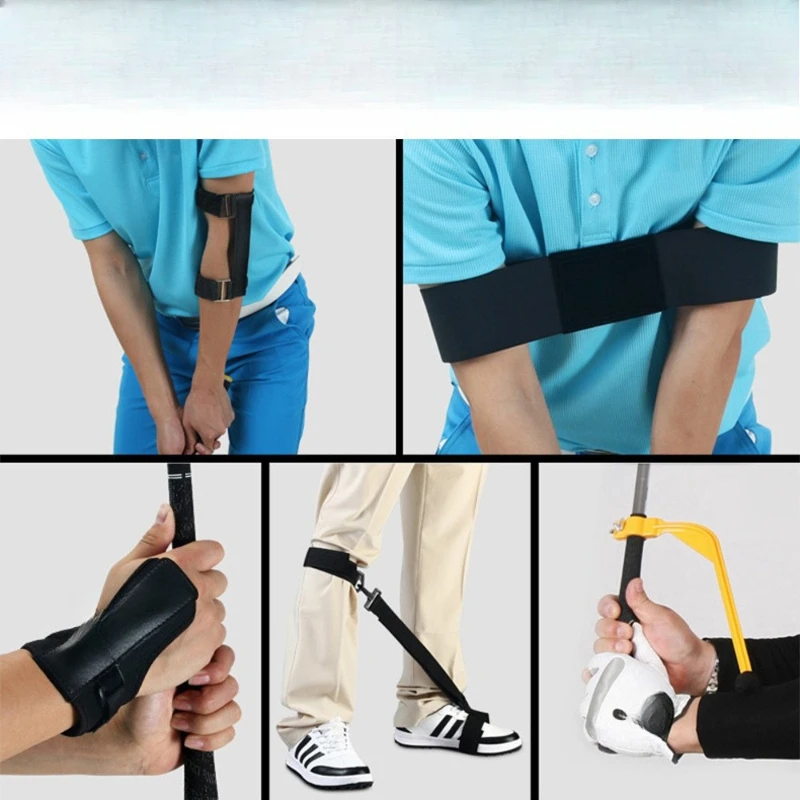 

Golf corrector set of five pieces for beginners to correct their playing posture