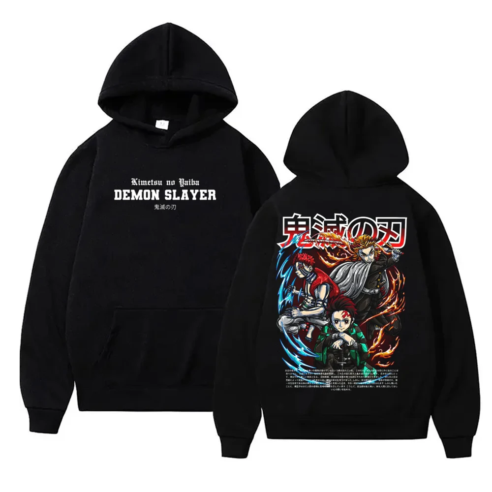 

Demon Slaye Classic Print Hoodie Men Women Sweater Japan Anime Graphic Hoodies Long Sleeve Pullover Sweatshirt Harajuku Clothing