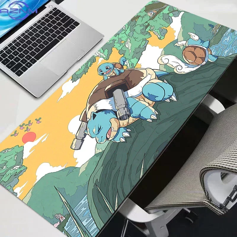 Mouse Pad Anime Gamer Pokemon Pikachu durable Gaming Accessories Varmilo Keyboard PC Computer Desk Mat XXL Carpet Mousepad