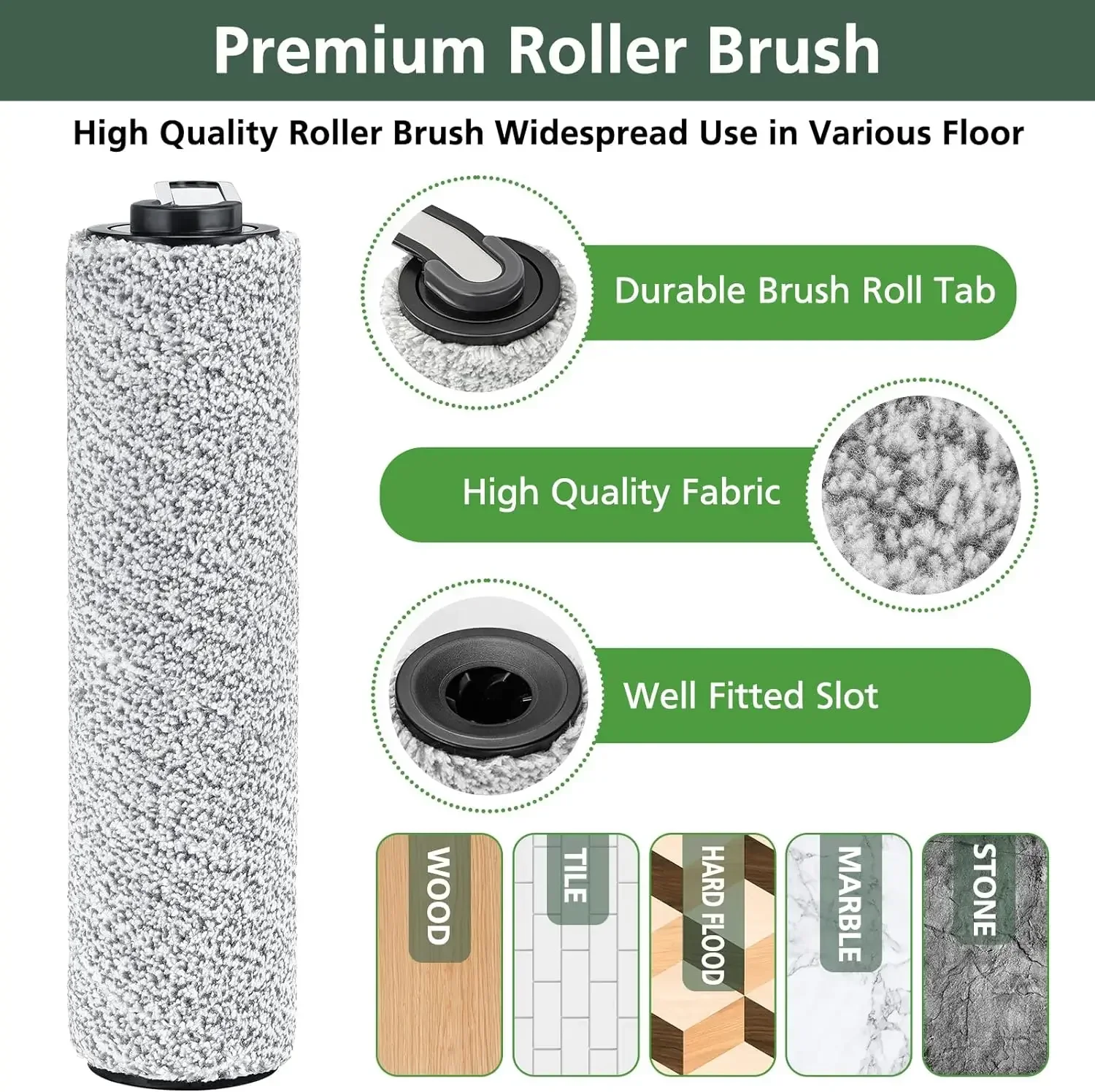 Replacement Parts for Tineco Floor ONE S5 Combo Vacuum Brush Roller HEPA Filter Dry Wet Accessories