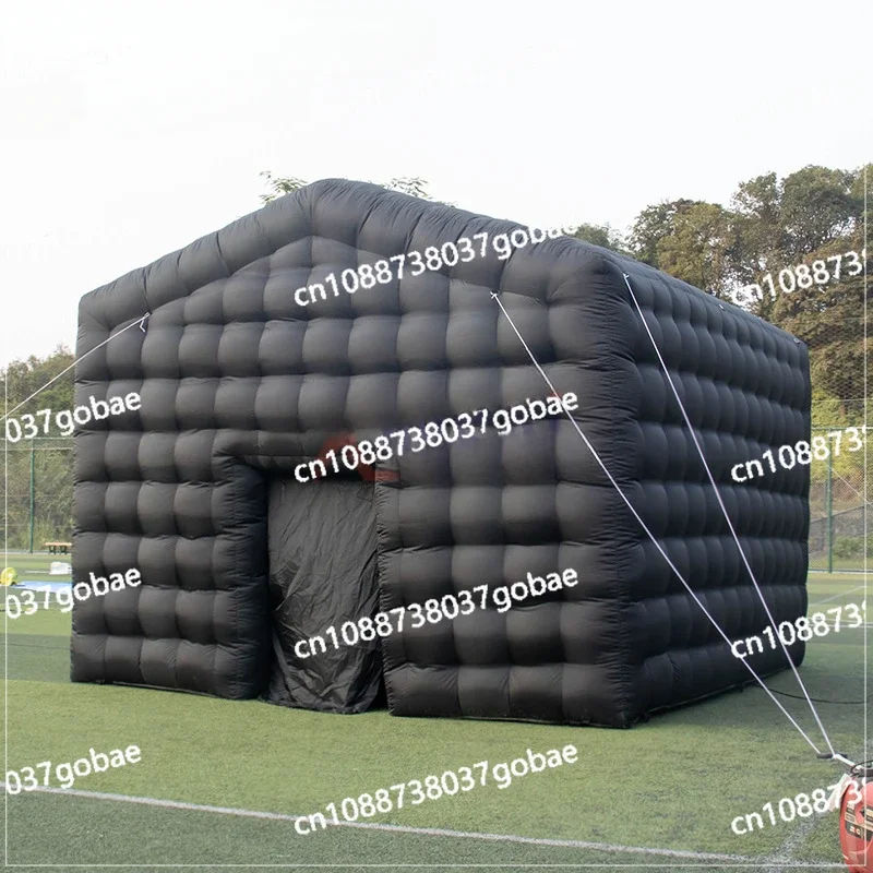 LED Inflatable Nightclub Party Tent Large Black Inflatable Wedding Tent