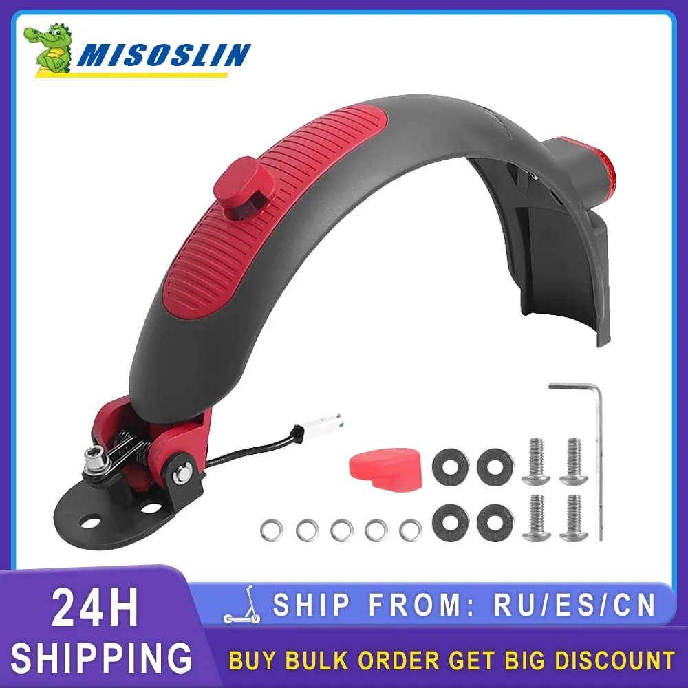 Upgrade Aluminium Mudguard Rear Fender for Xiaomi M365 Pro Pro2 1S Mi 3 Electric Scooter Fender Tire Splash Fender Guard Parts