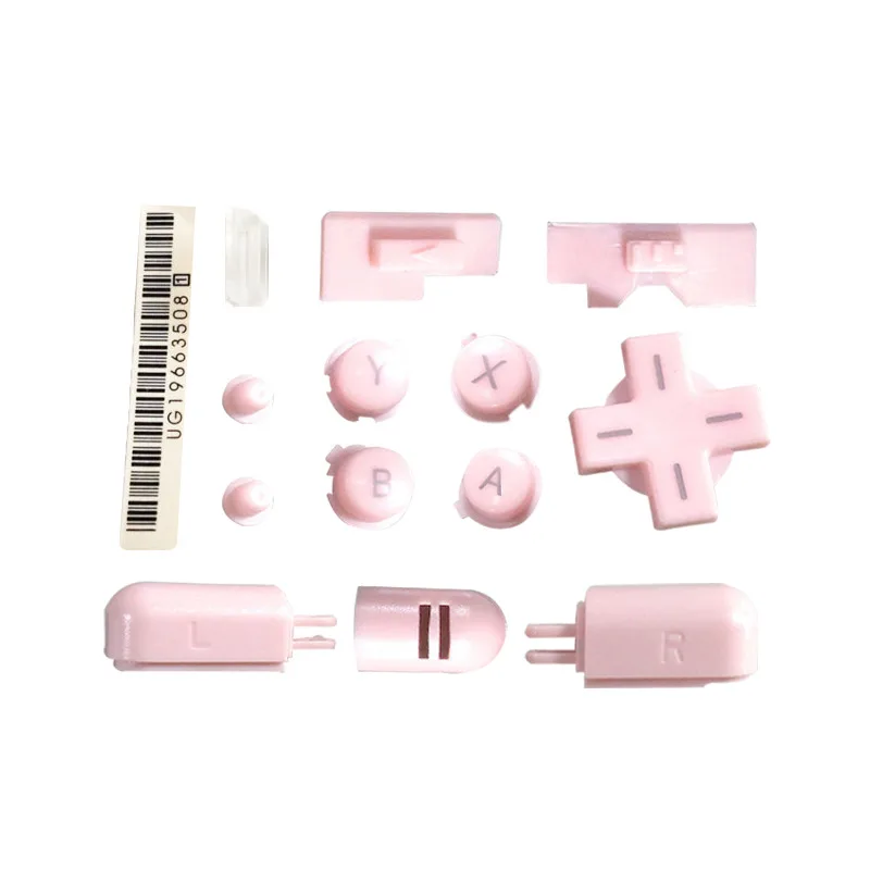 ZUIDID-Kit complet de boutons croisés ABXY L R D, pièces de rechange pour console DS Lite et NDSL