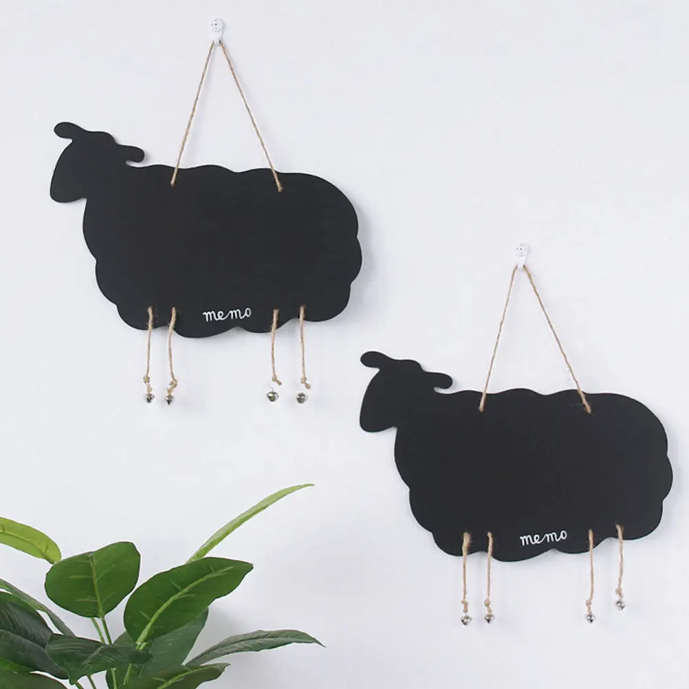 رسالة خشبية السبورة على الوجهين معلقة مجلس جدار ديكور تسجيل للمنزل المطبخ مكتب السبورة زخرفة