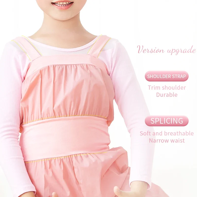 Vêtements de Ballet pour enfants, barboteuse décontractée sans manches, salopette d'automne, pantalon sarouel, Corset Long, combishort de perte de poids pour filles