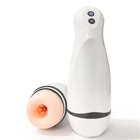 Sex Toys for Men Automatic Male Masturbator Cup Blowjob Sex Machine Blowjob Vagina Masturbation Pussy Penis Trainer with 10 Frequency Vibration Sexy Voice Masturbation Toys