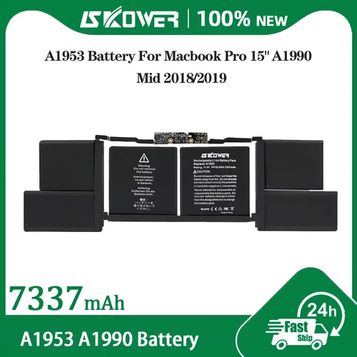 SKOWER A1953 batería del ordenador portátil para Apple MacBook Pro 15 pulgadas A1990 2018 2019 EMC3215 EMC3359