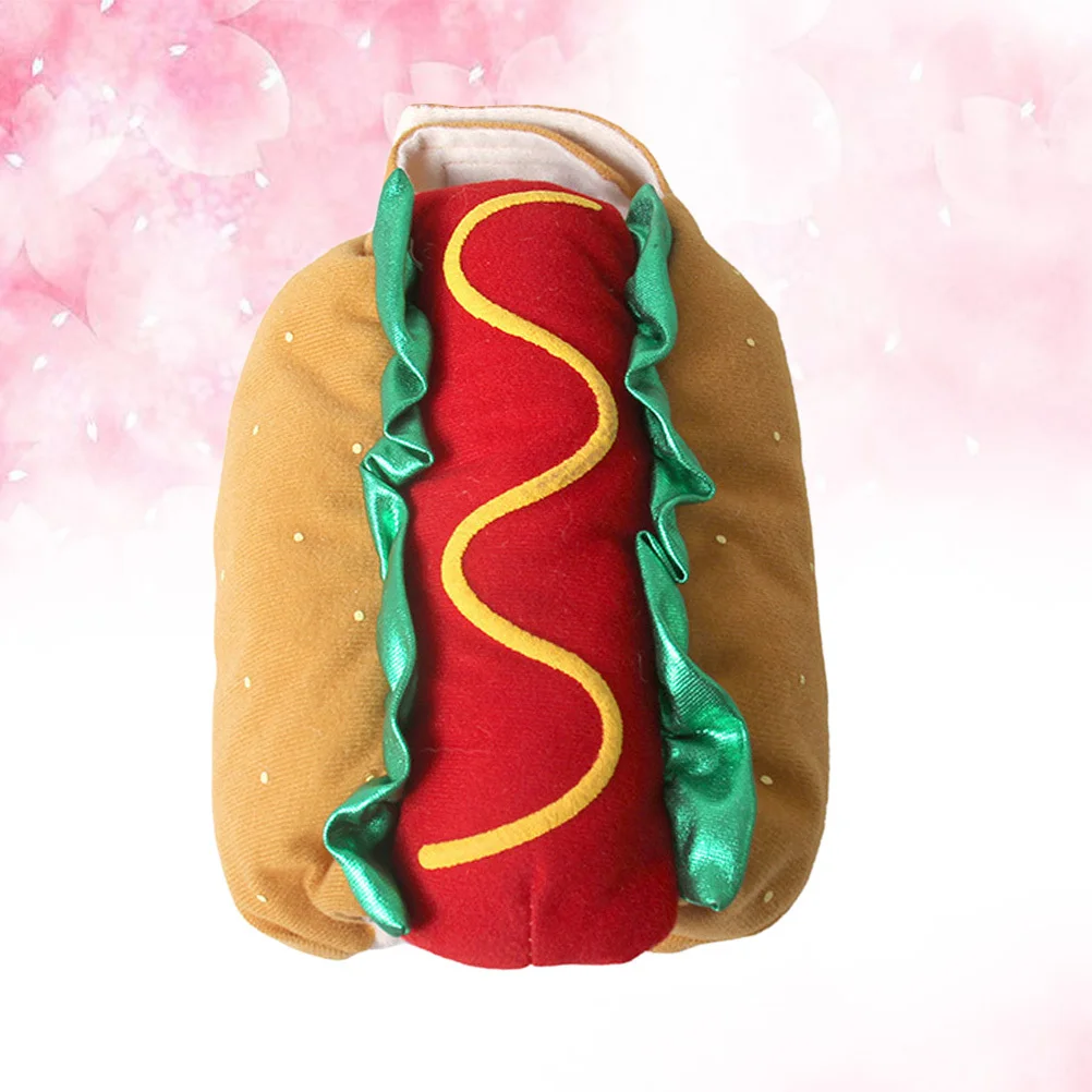 

Hot Dog Burger Transformation Costume For Dogs Cats Pet Clothes Halloween Christmas Cosplay Dress Up Party Wear Dog