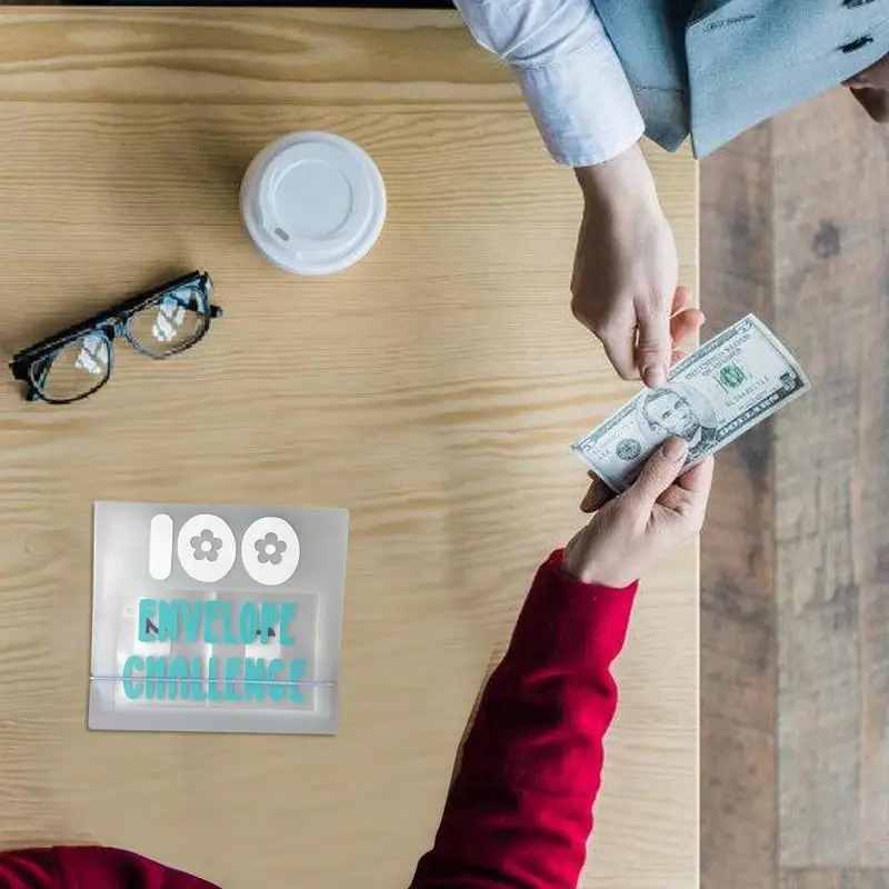 Budget Book With Cash Envelopes Money Envelopes For Cash 100 Envelope Challenge Binder For Check Cash Saving Money Budgeting