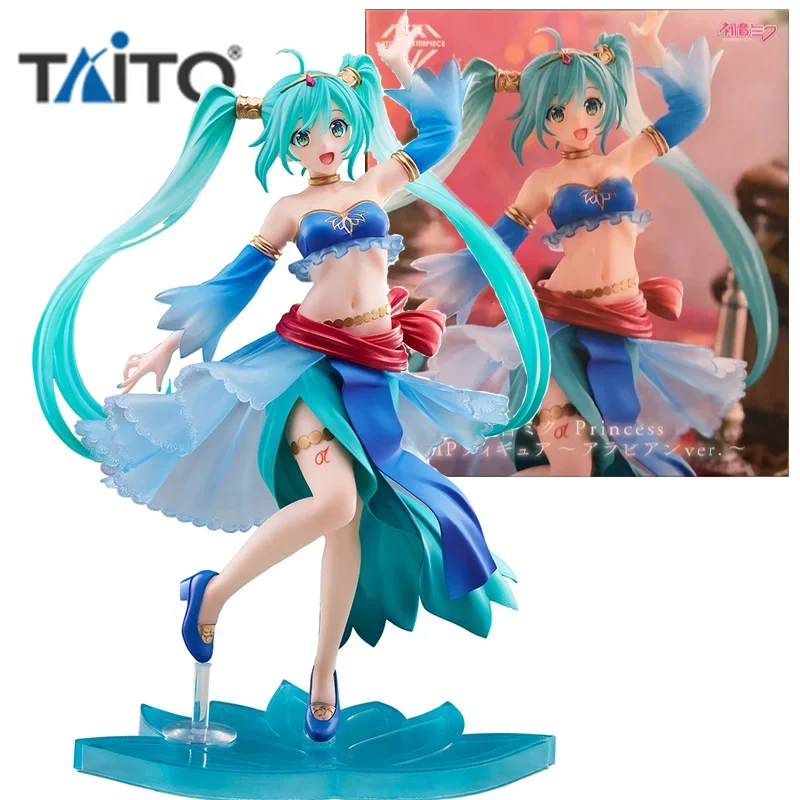 

TAITO оригинальные Аниме фигурки аниме AMP Hatsune Miku Арабской принцессы, игрушки для мальчиков и девочек, детские подарки на день рождения, коллекционные