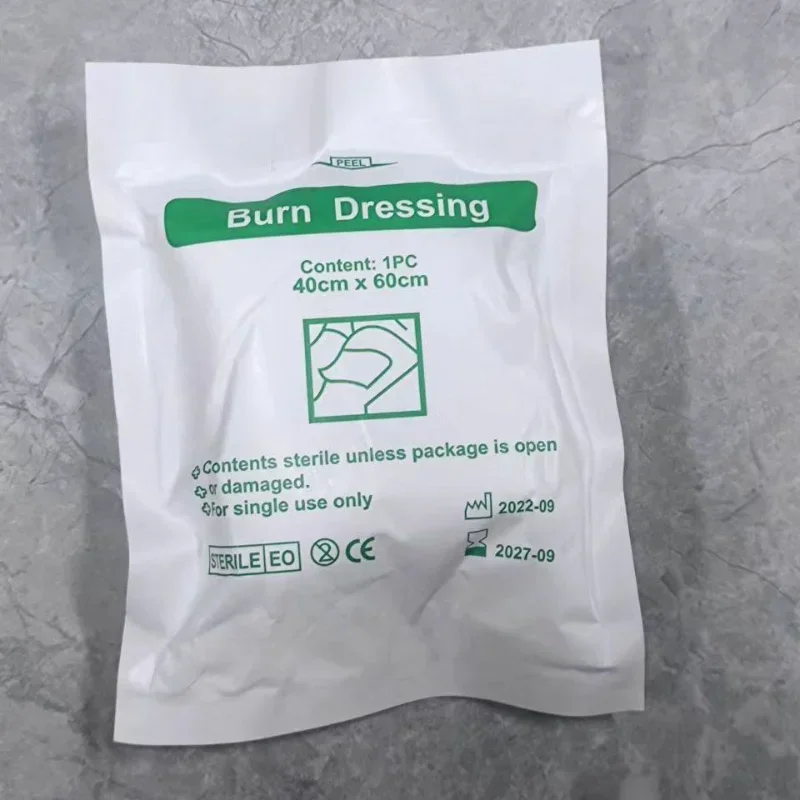 Burn Dressing Sterile garza compressa scottatura Pad cura delle ferite Anti-infezione antibiotico unguento Gel brucia Kit di pronto soccorso