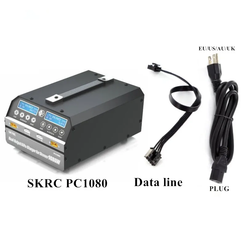 SKYRC PC1080 Lipo Battery Charger 1080w 20A 540W*2 Dual Channel Lithium Battery Charger For Agricultural Drone RC Parts