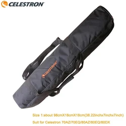 Astronomical Telescope Carrying Case Shoulder Bag Handbag 98-110cm With Multi-pocket for Celestron AstroMaster 80EQ 90EQ