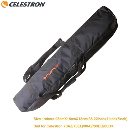 Estuche de transporte para telescopio astronómico, bolso de hombro, bolso de 98-110cm con múltiples bolsillos para Celestron AstroMaster 80EQ 90EQ