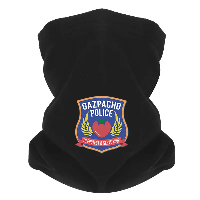 Gazpacho Police,protect soup,tomato wings Men Windproof Scarf Mask Neck Gaiter Hat Women cap Headgear Outdoor Keep Warm Winter M
