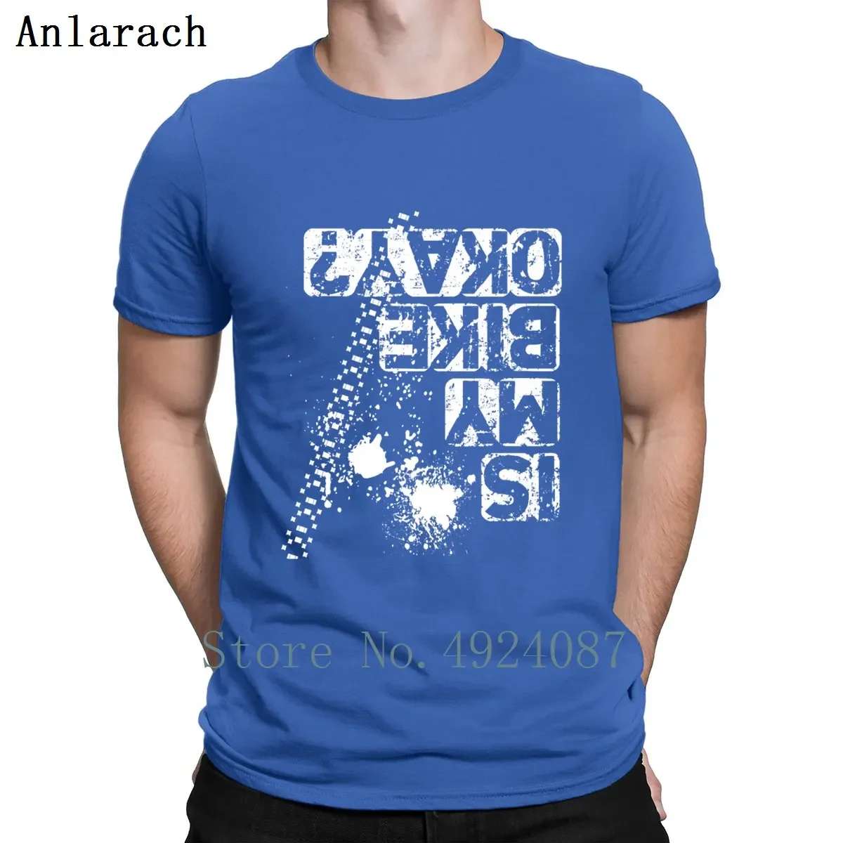 Is My Bike Ok T Shirt Outfit Graphic Cotton Fun Custom MTB T-shirt Personalized Pop Top Tee New Summer Style