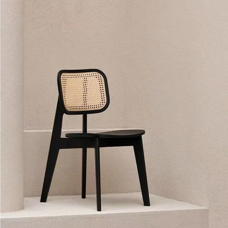 

Скандинавский обеденный стул из массива дерева, спинка сиденья для отдыха, стул середины века для столовых, устойчивый деревянный стул для балконов