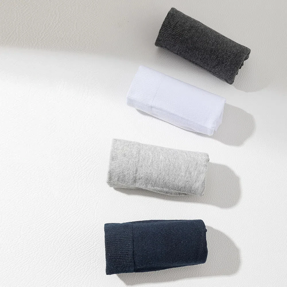 

5Pairs Ins Style Breathable Short Tube Socks Men Simple Solid Color Cotton Ankle Socks Sports Hosiery Mid-Calf Socks Summer