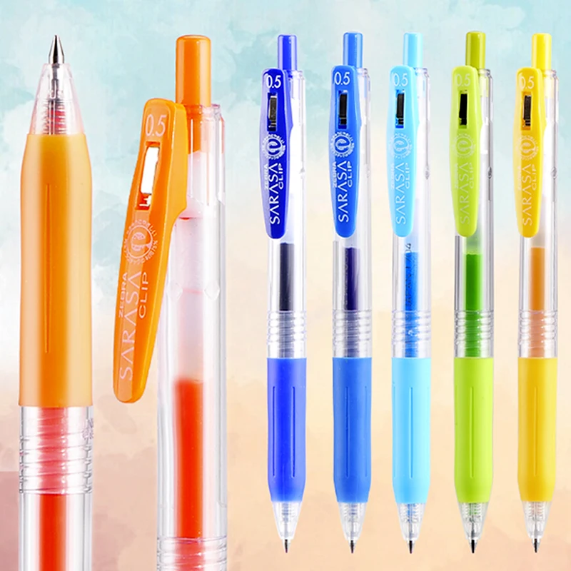 1 Japan ZEBRA Color Gel Pen JJ15 Signature Quick-drying Ballpoint Pen Dream Graffiti Office Accessories Kawaii Stationery