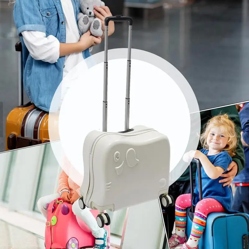 Kids Luggage With Wheels Multipurpose Kids Rolling Luggage Kids Carry On Suitcase Toddler Carry On Luggage Cute Children