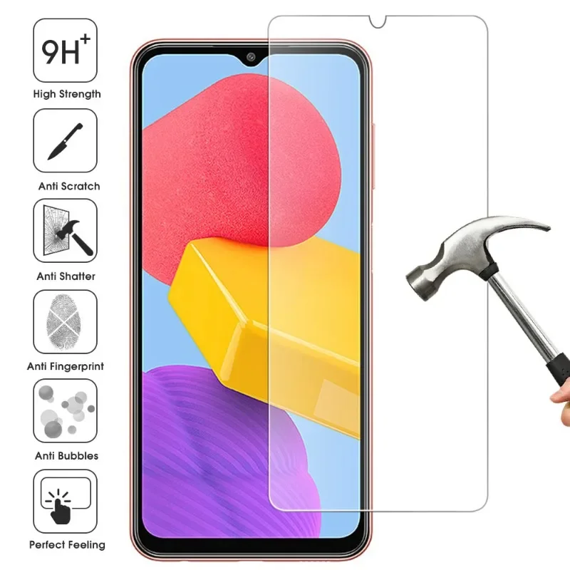 1-5Pcs Tempered Glass for Samsung Galaxy M13 Screen Protector Films HD Anti-Scratch Protective Film for Galaxy M13 Accessories