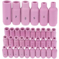 10N49/50 Plasma Cutting Ceramic Cup Alumina Nozzle Cup TIG Welding Special Porcelain Nozzle For Argon Arc Welding Gun WP17/18/26