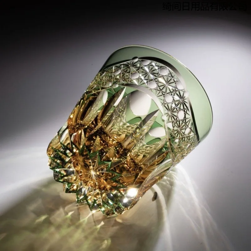 أكواب النبيذ الأجنبية المنحوتة يدويًا، والنظارات المنزلية وأكواب الويسكي عالية القيمة