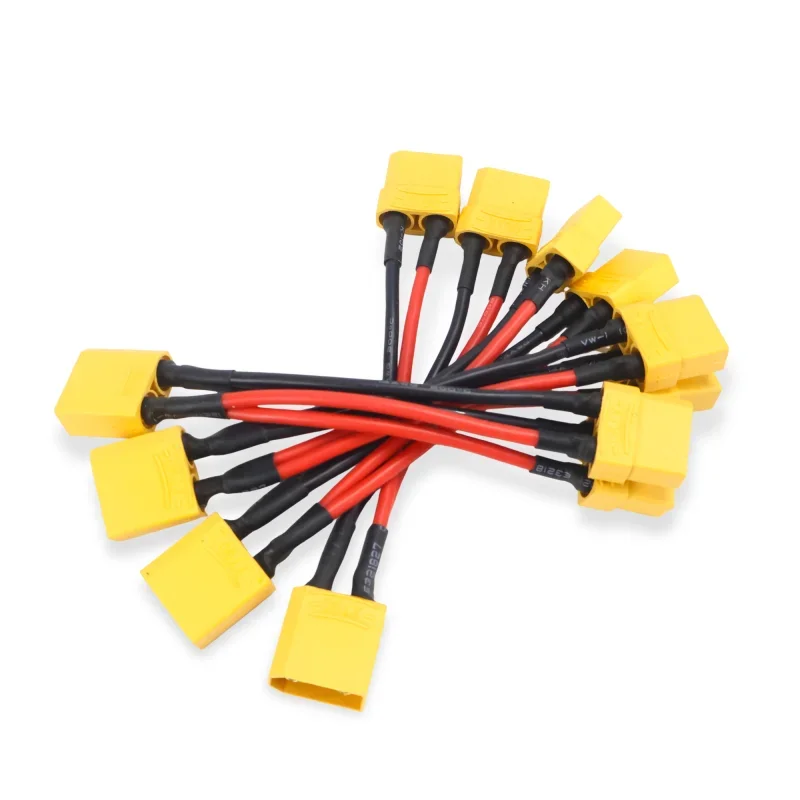 Uitstekende Kwaliteit 100% Gloednieuwe 14AWG 100 MM XT90 XT-90 Vrouw naar Man Parallelle Kabel Draad voor RC Drone Auto acculader DIY