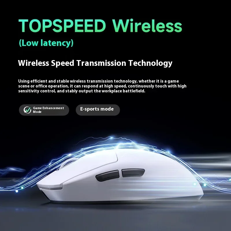 

MCHOSE A7 Pro Ultra Gaming Mouse Three Mode Bluetooth Wireless Mouse 8K PAW3950 E-sports Lightweight Mouse Custom Office Gift