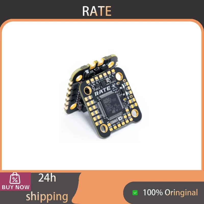 RATE F4V4 Mini Stack 40A 3-6S Flight Controller 32-bit 4-in-1 ESC For FPV Freestyle Racing Drone