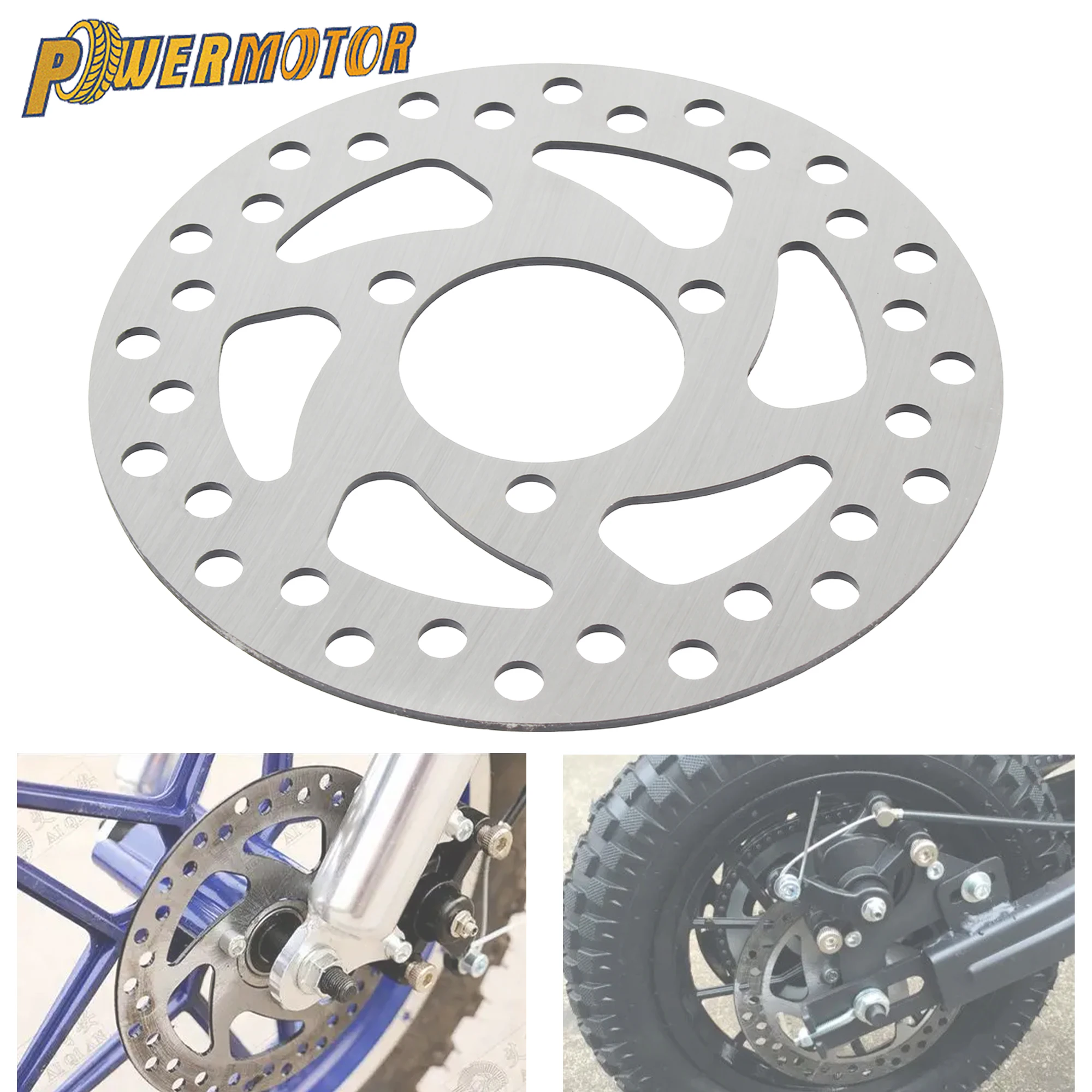 

120mm/140mm Electric Motorcycle Disc Brake Rotor 6 Hole Electric Scooter For 47cc 49cc 2 Stroke DirtBike ATV Quad Mini Moto Part
