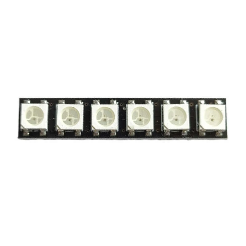 6-bit WS2812 LED module strip light bar full-color driving colorful light development board module