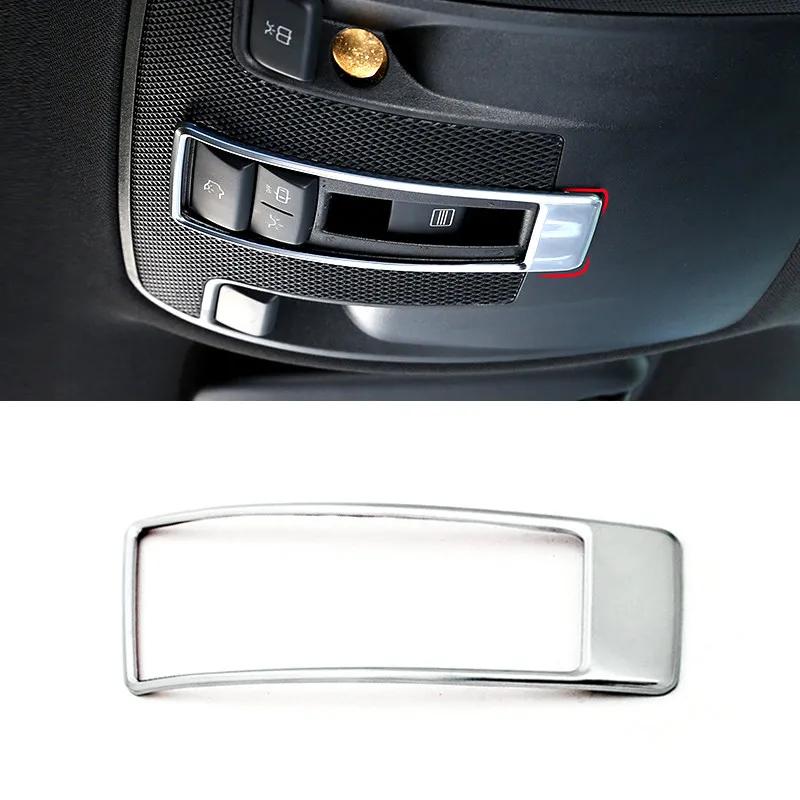 For Mercedes Benz A B CLA GLA Class W176 A180 C117 X156 Car Interior Sunroof Switch Frame Cover Sticker Trim