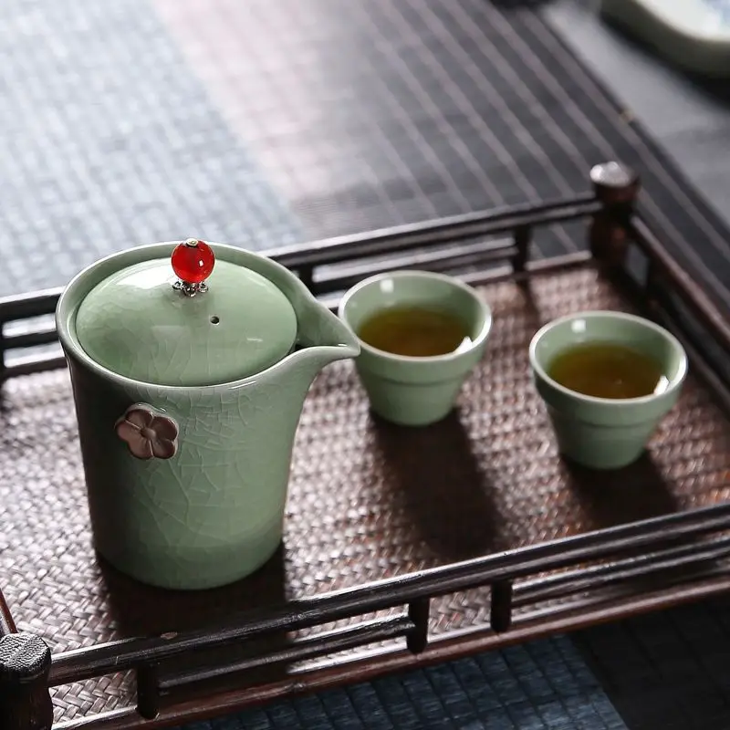 Upscale Tea Sets Ceramic Kung Fu Teaset Teacup Porcelain Service Gaiwan Tea Cups Mug of Tea Ceremony Teapot