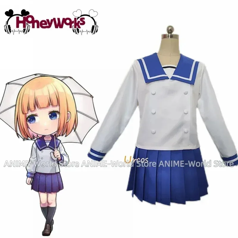 

lili 123《》Anime HoneyWorks Narumi Mona Sailor suit Cosplay Costume Custom Made