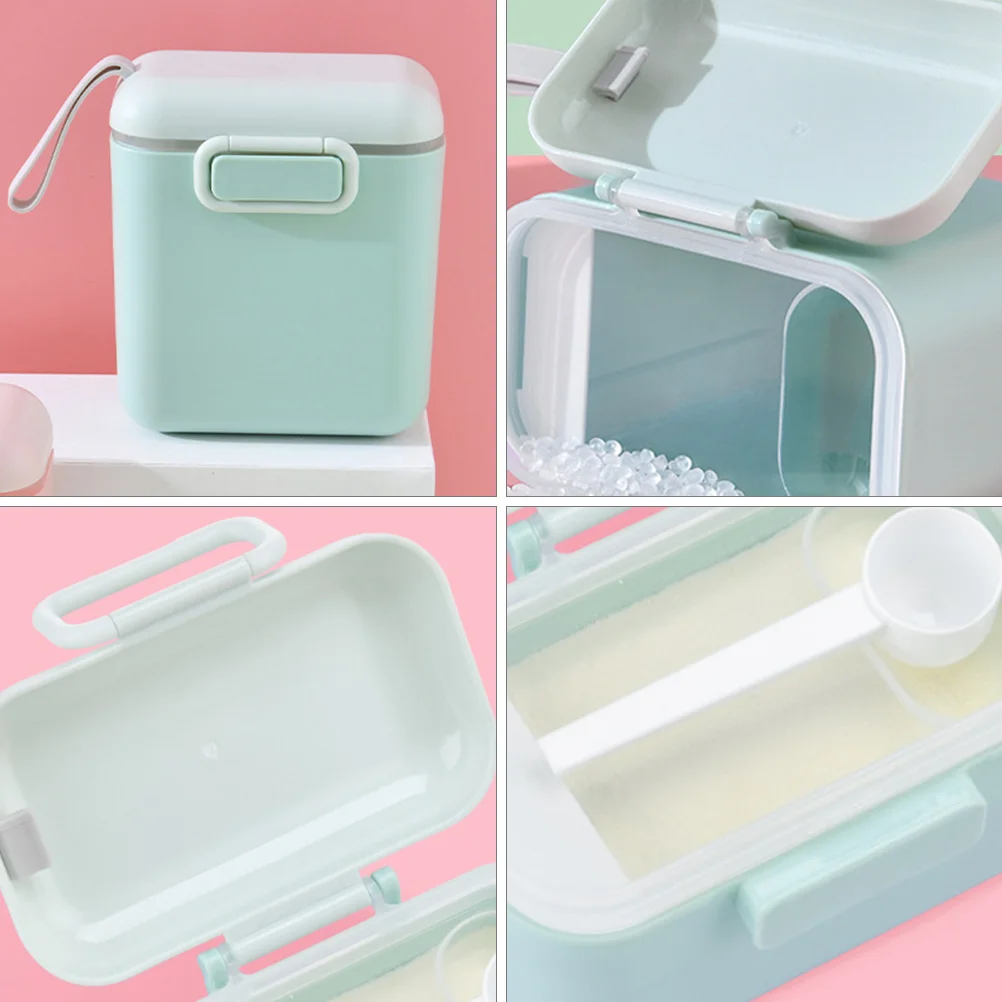 Portable Milk Powder Box Food Containers Case Outdoor Baby Silica Gel Pp for Dispenser Travel