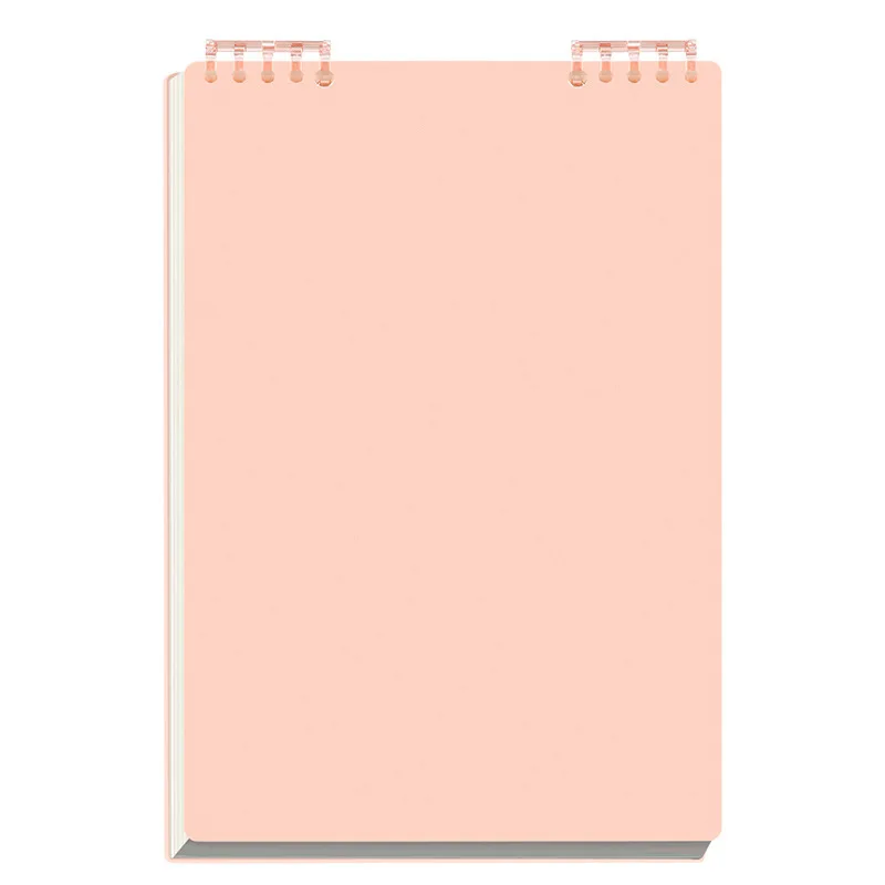 Refillable Spiral Notebook - Top-Flip Binding, Detachable Pages, A5 Lined Journal for Students