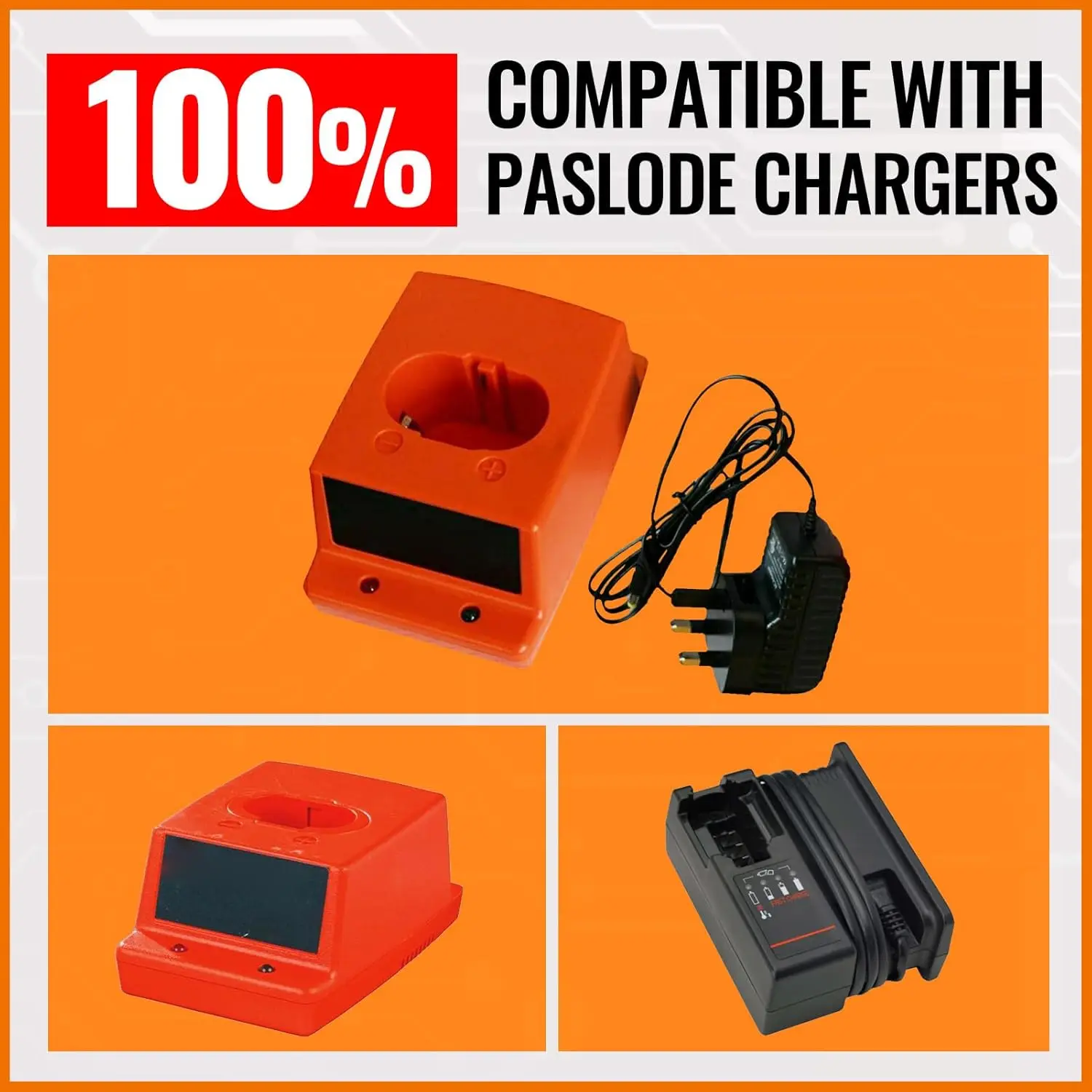 VANON 1/2/4 paquete 404717 6V 4.8Ah NI-MH batería de repuesto para Paslode B20544E 404400 900420 900600 902000 B20720 herramientas pin de batería