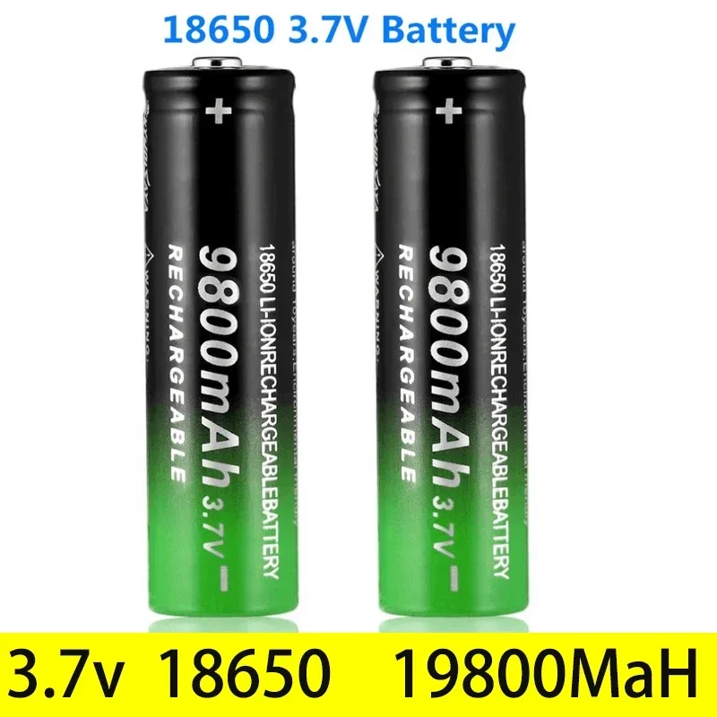 New Fast Charge 18650 Battery High Quality 9800mah 3.7 V  Li Ion  Flashlight  , Free Delivery