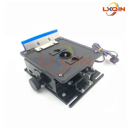 LXQIN inkjet Printer Single Head Cap Station for XP600/TX800/DX5/DX7/I3200/4720 Pump Assembly single motor ink stack aluminum