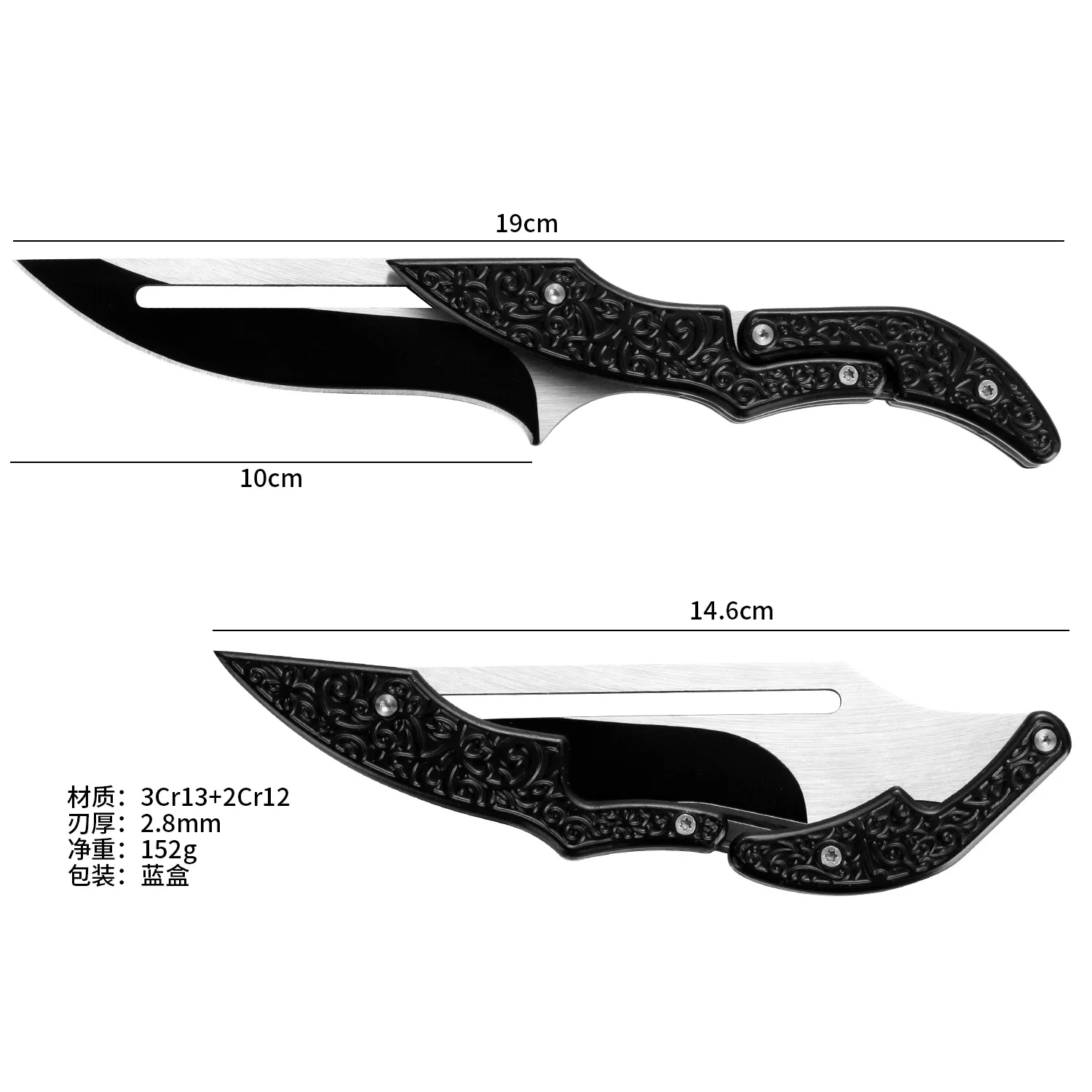 Outdoor Stainless Steel Portable Folding Knife High Hardness Survival Military Tactical Pocket Knives for Camping and Fishing